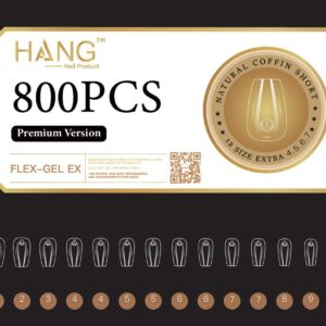 Hang Soft Gel Ex Nail Tip - Coffin
