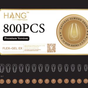 Hang Soft Gel Ex Nail Tip - Almond