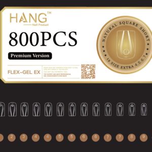Hang Soft Gel Ex Nail Tip - Square