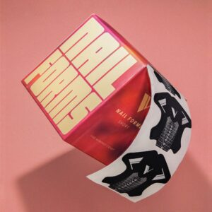 V Beauty Pure Nail Forms Matte Black Short